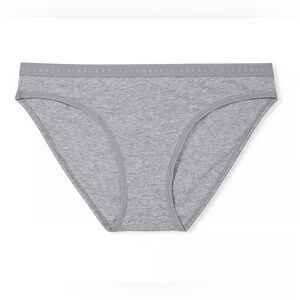 Victoria’s Secret Stretch Cotton Bikini Panty - Medium - Heather Grey